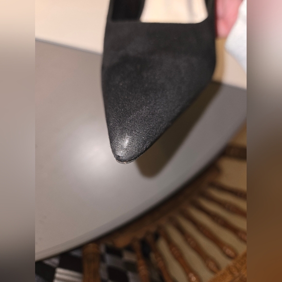 Red Cherry Women's sz 9 Faux Suede 4" Stilettos - Picture 8 of 11